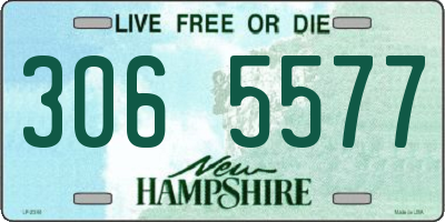 NH license plate 3065577