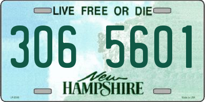 NH license plate 3065601