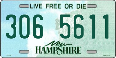 NH license plate 3065611