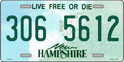 NH license plate 3065612