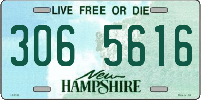 NH license plate 3065616