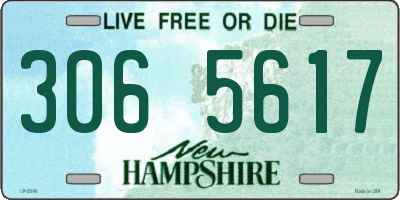 NH license plate 3065617