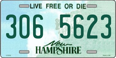 NH license plate 3065623