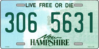 NH license plate 3065631