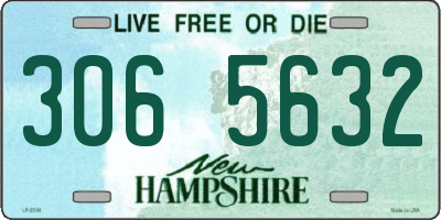 NH license plate 3065632
