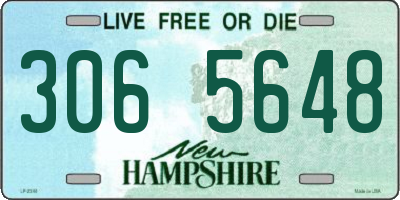 NH license plate 3065648