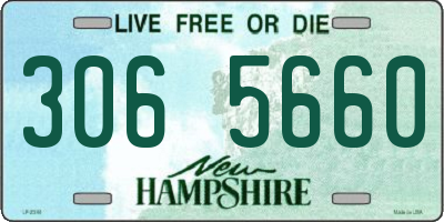 NH license plate 3065660