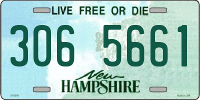 NH license plate 3065661
