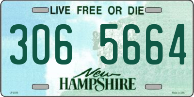 NH license plate 3065664