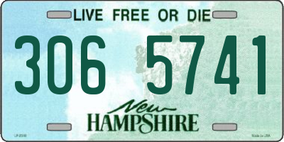 NH license plate 3065741