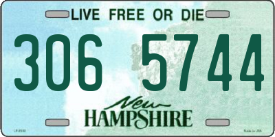 NH license plate 3065744
