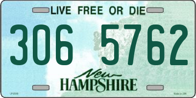 NH license plate 3065762
