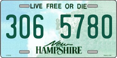 NH license plate 3065780