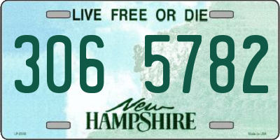 NH license plate 3065782