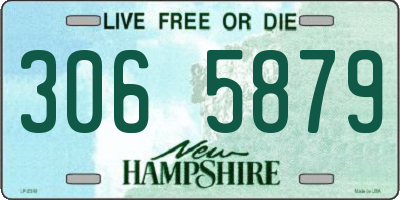 NH license plate 3065879