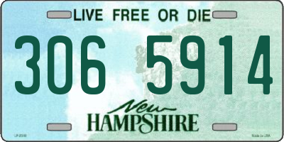 NH license plate 3065914
