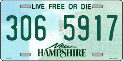 NH license plate 3065917