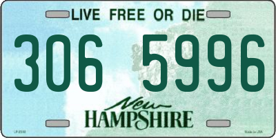NH license plate 3065996