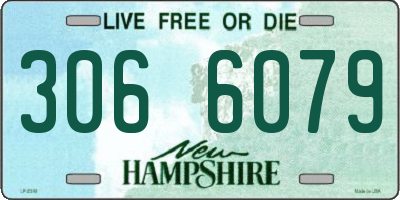 NH license plate 3066079