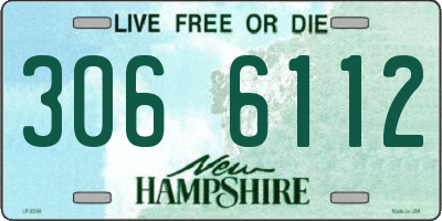 NH license plate 3066112