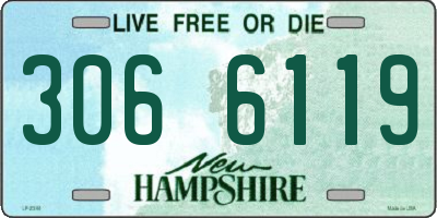 NH license plate 3066119