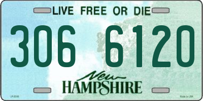 NH license plate 3066120