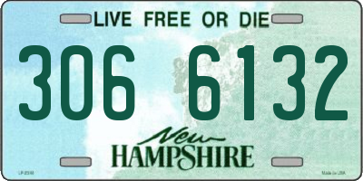 NH license plate 3066132