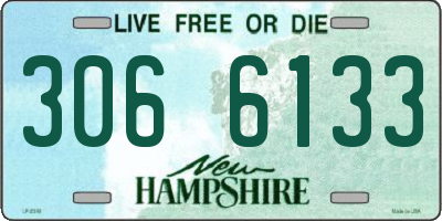 NH license plate 3066133