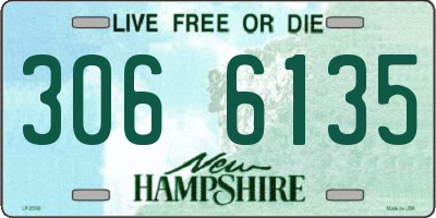 NH license plate 3066135