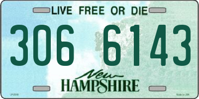 NH license plate 3066143