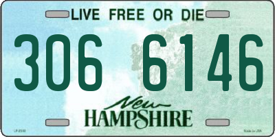 NH license plate 3066146