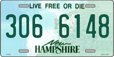 NH license plate 3066148