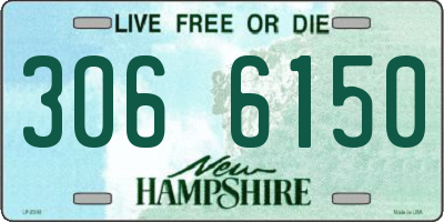 NH license plate 3066150