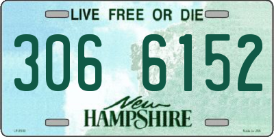 NH license plate 3066152