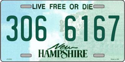 NH license plate 3066167