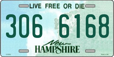NH license plate 3066168