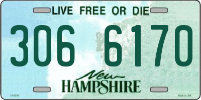 NH license plate 3066170