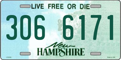 NH license plate 3066171