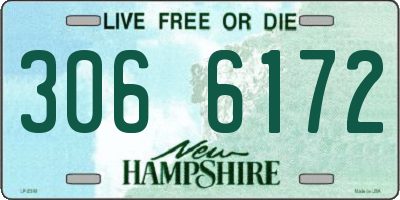 NH license plate 3066172