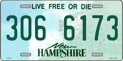NH license plate 3066173