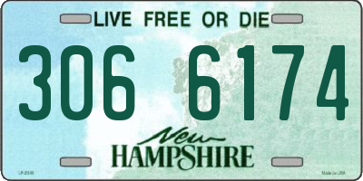 NH license plate 3066174