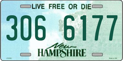 NH license plate 3066177
