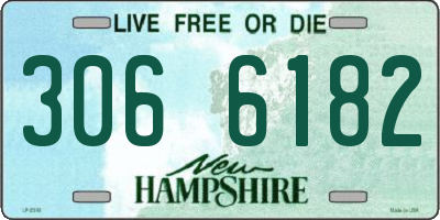 NH license plate 3066182