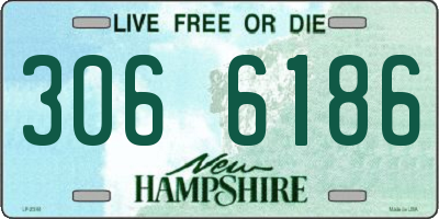NH license plate 3066186