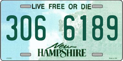 NH license plate 3066189