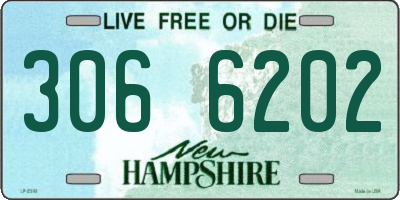 NH license plate 3066202