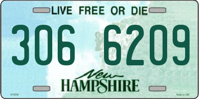 NH license plate 3066209