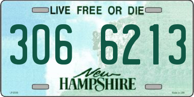 NH license plate 3066213