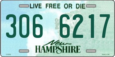 NH license plate 3066217