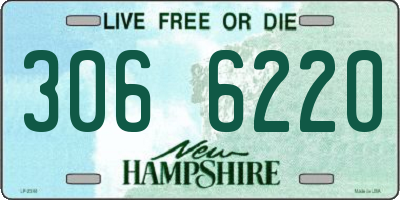 NH license plate 3066220